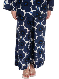 Marimekko Byxa Kuvio Unikko Dark Blue/ Off White^ Kjolar