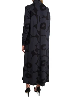 Marimekko Klanning Cavea Unikko Dark Grey Black^ Klänningar