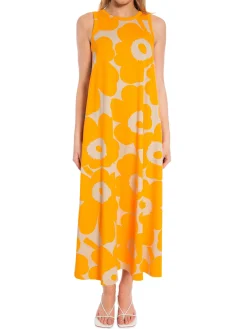 Marimekko Klanning Liplatus Unikko / Beige^ Klänningar