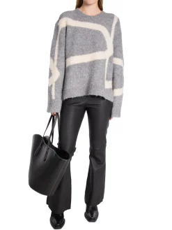 Marimekko Troja Intuitio Rappu Grey/Off-White^ Tröjor & Koftor