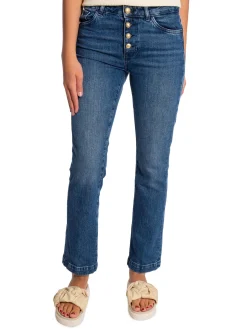 Mos Mosh Jeans Ashley Button Dark Blue Ankle^ Jeans