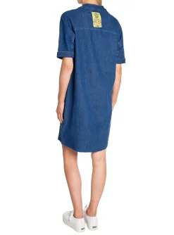 Mos Mosh Klanning Ashla Denim Blue^ Klänningar