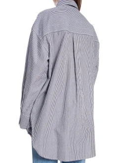 2NDDAY Skjorta Jemma Soft Stripe Anthracite^ Skjortor