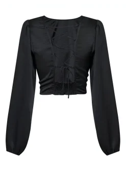 Neo Noir Blus Aura Heavy Sateen Black^ Blusar