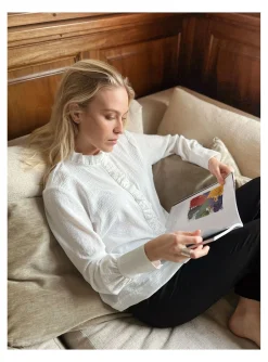 Neo Noir Blus Baxter Crepe White^ Skjortor