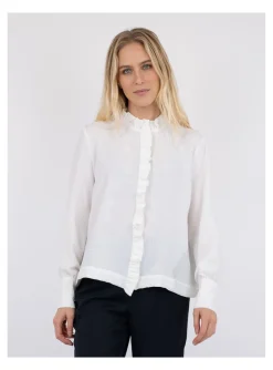 Neo Noir Blus Baxter Crepe White^ Skjortor
