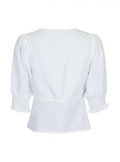 Neo Noir Blus Faya Linen White^ Blusar