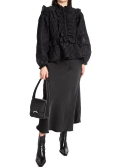 Neo Noir Blus Hawaii Flower Black^ Blusar