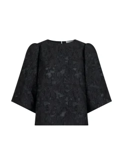 Neo Noir Blus Lava Brocade Black^ Blusar