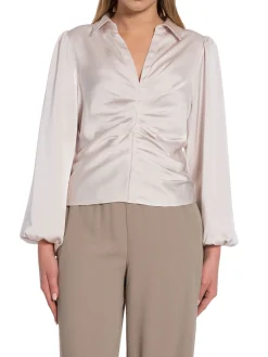 Neo Noir Blus Mille Heavy Sateen Ivory^ Blusar