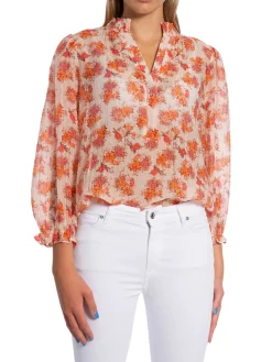 Neo Noir Blus Noiva Vintage Flower Soft Tangerine^ Blusar