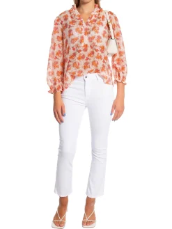 Neo Noir Blus Noiva Vintage Flower Soft Tangerine^ Blusar