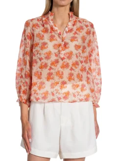 Neo Noir Blus Noiva Vintage Flower Soft Tangerine^ Blusar