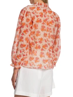 Neo Noir Blus Noiva Vintage Flower Soft Tangerine^ Blusar