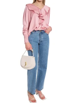 Neo Noir Blus Sandie Sateen Light Pink^ Blusar