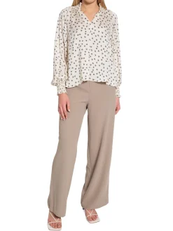 Neo Noir Blus Stone Drapy Flower Off White^ Blusar