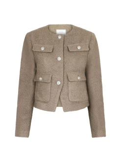 Neo Noir Jacka Holly Structure Warm Grey^ Jackor & Kappor