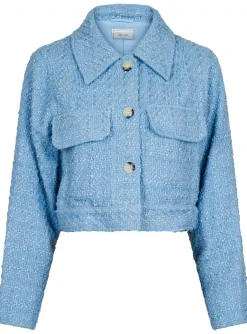 Neo Noir Jacka Sherry Boucle Light Blue^ Jackor & Kappor