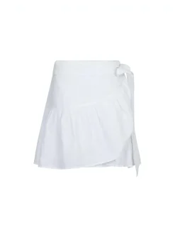 Neo Noir Kjol Abena Linen White^ Kjolar