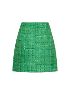 Neo Noir Kjol Helmine Boucle Green^ Kjolar