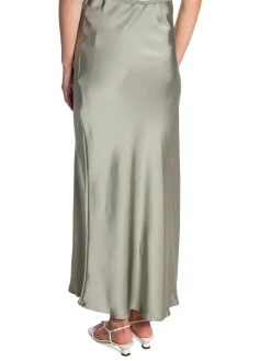 Neo Noir Kjol Vicky Heavy Sateen Smoke Green^ Kjolar