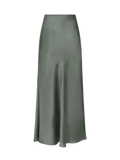 Neo Noir Kjol Vicky Heavy Sateen Smoke Green^ Kjolar
