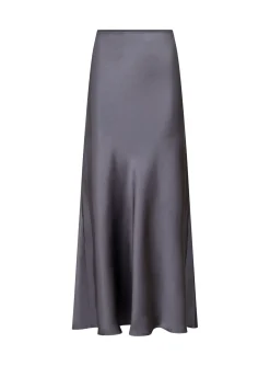 Neo Noir Kjol Vicky Heavy Sateen Dark Grey^ Kjolar