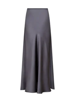 Neo Noir Kjol Vicky Heavy Sateen Dark Grey^ Kjolar