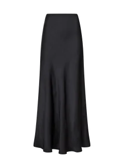 Neo Noir Kjol Vicky Heavy Sateen Black^ Kjolar