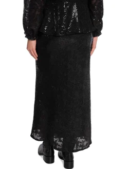 Neo Noir Kjol Vicky Sequins Black^ Kjolar