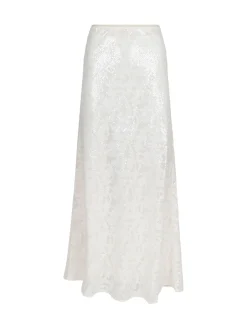 Neo Noir Kjol Vicky Sequins Ivory^ Kjolar