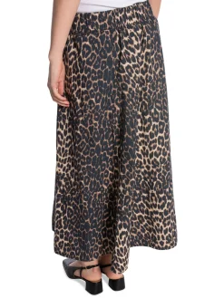 Neo Noir Kjol Yara Long Leopard^ Kjolar