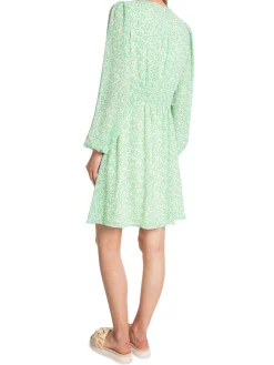 Neo Noir Klanning Gilda Flower Dream Soft Green^ Klänningar