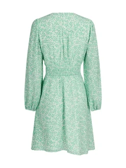 Neo Noir Klanning Gilda Flower Dream Soft Green^ Klänningar
