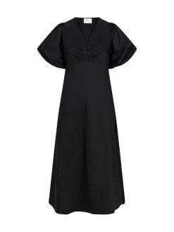 Neo Noir Klanning Illana Poplin Black^ Klänningar