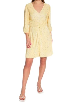 Neo Noir Klanning Lexie Floral Light Yellow^ Klänningar