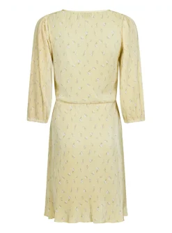 Neo Noir Klanning Lexie Floral Light Yellow^ Klänningar
