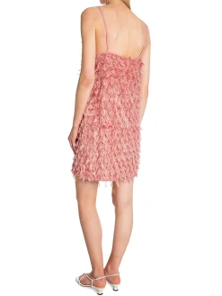 Neo Noir Klanning Lilja Fringe Dusty Rose^ Klänningar