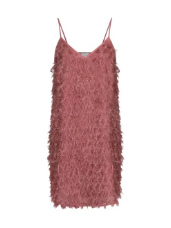 Neo Noir Klanning Lilja Fringe Dusty Rose^ Klänningar