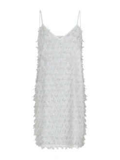 Neo Noir Klanning Lilja Fringe Off White^ Klänningar