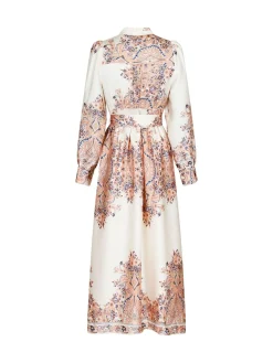 Neo Noir Klanning Nova Paisley Border Creme^ Klänningar
