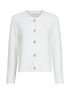 Neo Noir Kofta Limone Knit White^ Tröjor & Koftor