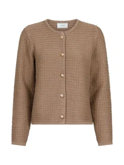 Neo Noir Kofta Limone Knit Taupe^ Jackor & Kappor