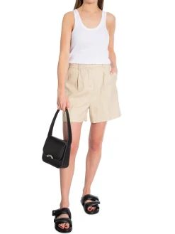 Neo Noir Shorts Sega Heavy Linen Sand^ Shorts