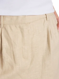Neo Noir Shorts Sega Heavy Linen Sand^ Shorts