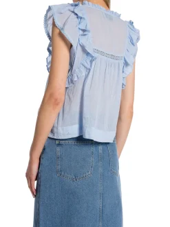 Neo Noir Topp Jayla S Voile Light Blue^ Toppar