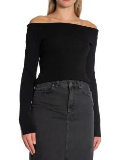 Neo Noir Topp Jessy Knit Black^ Toppar