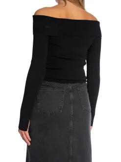 Neo Noir Topp Jessy Knit Black^ Toppar