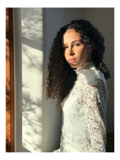 Neo Noir Topp Liza Laceflower White^ Toppar