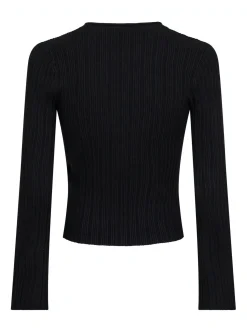 Neo Noir Topp Selina Knit Black^ Toppar